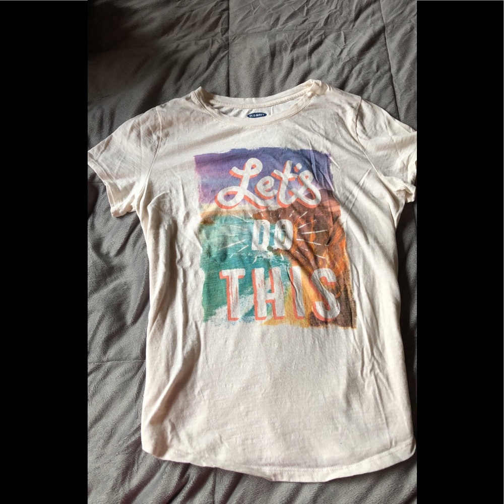 Old navy let’s do this T-shirt size medium